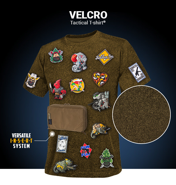 Velcro Tactical T-Shirt from Helikon-Tex – Strikehold.net