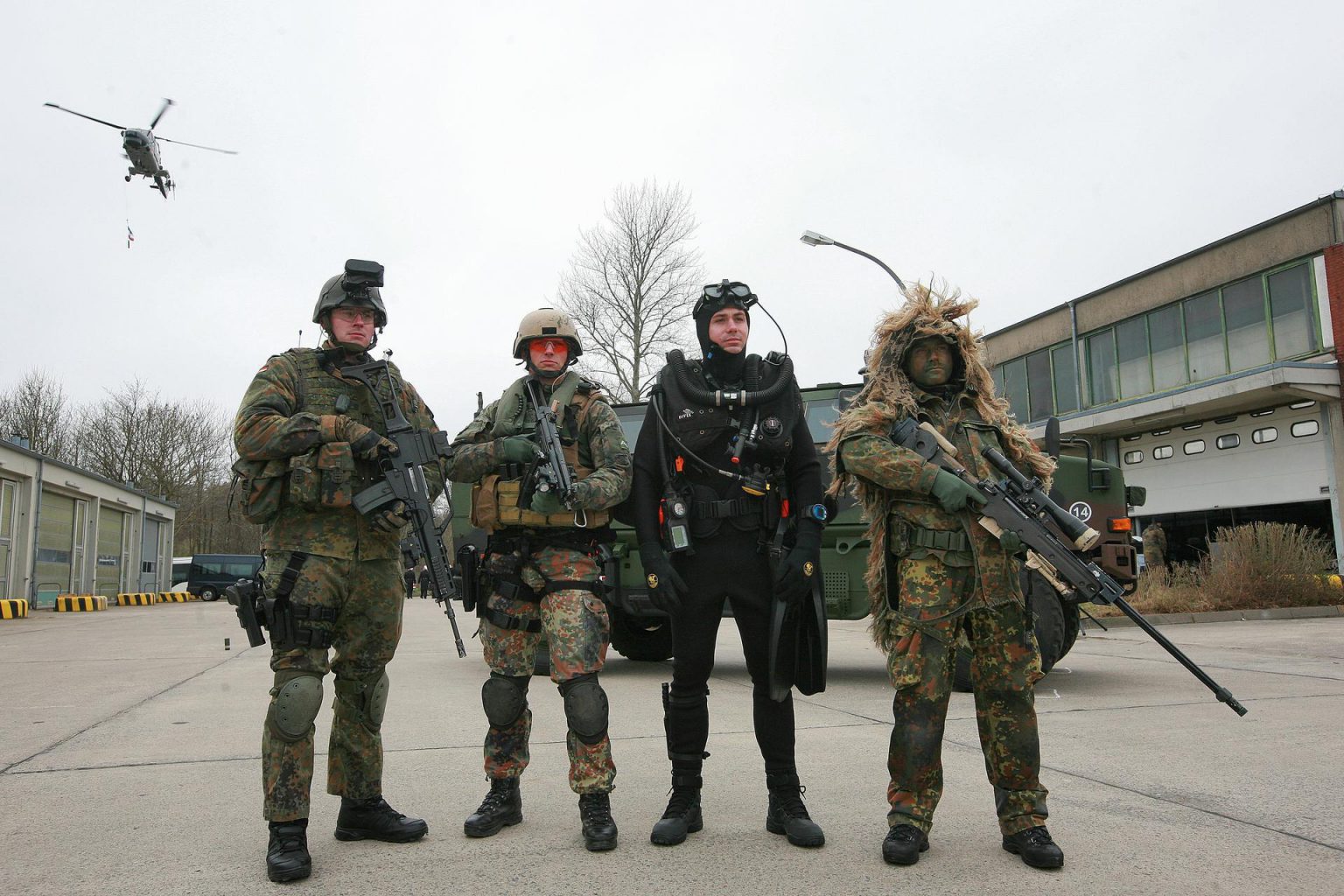 Green Berets For German Marines