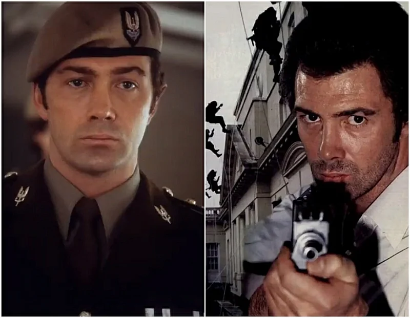 A photo of Lewis Collins as Captain Peter Skellen from Who Dares Wins. 